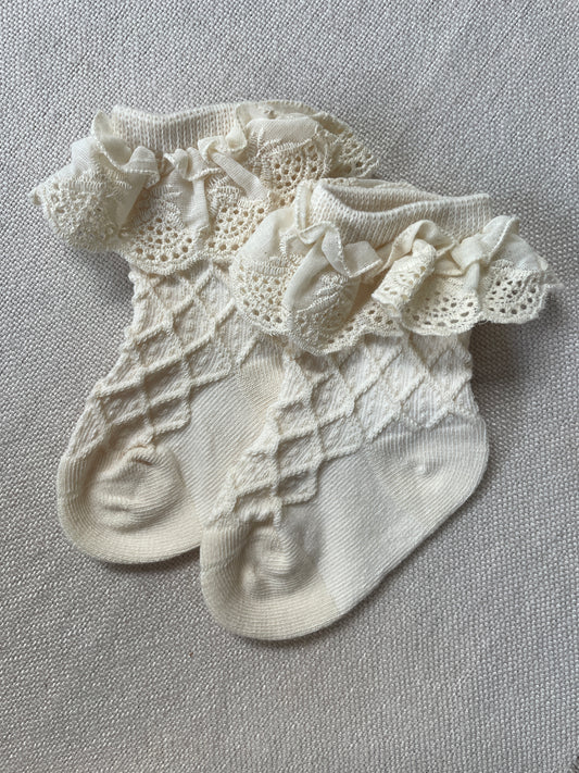 Dentelle - Lace Ruffle Socks