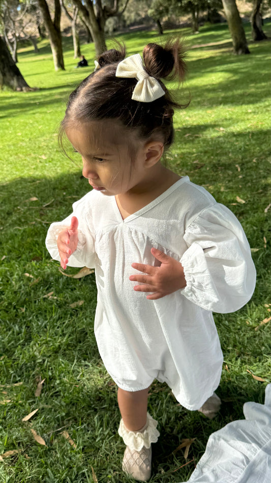 Louison - White Whimsical Blouse